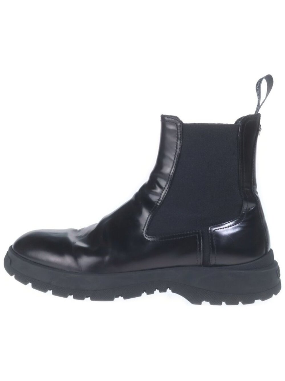 Versace Medusa Logo Side Gore Boots Chelsea Black